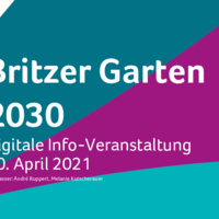 Britzer Garten 2030 - Präsentation